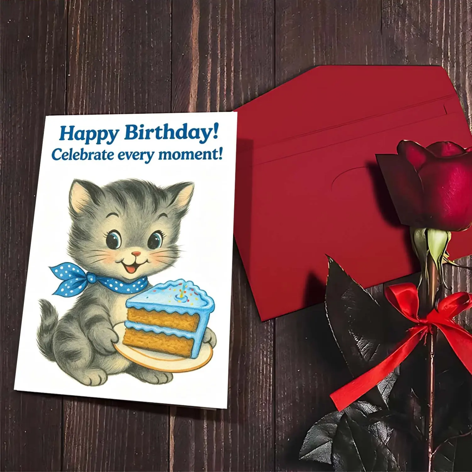 2pcs (1 cards + 1 red envelopes)