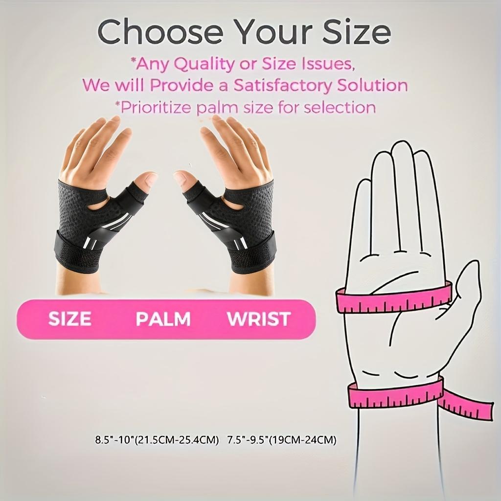 [Ergonomic Wrist Support] 2-piece/1-piece ergonomic wrist support with thumb support - The wrist support features an adjustable thumb guard, suitable for either the left or right hand. Its 270° wraparound design ensures a perfect fit