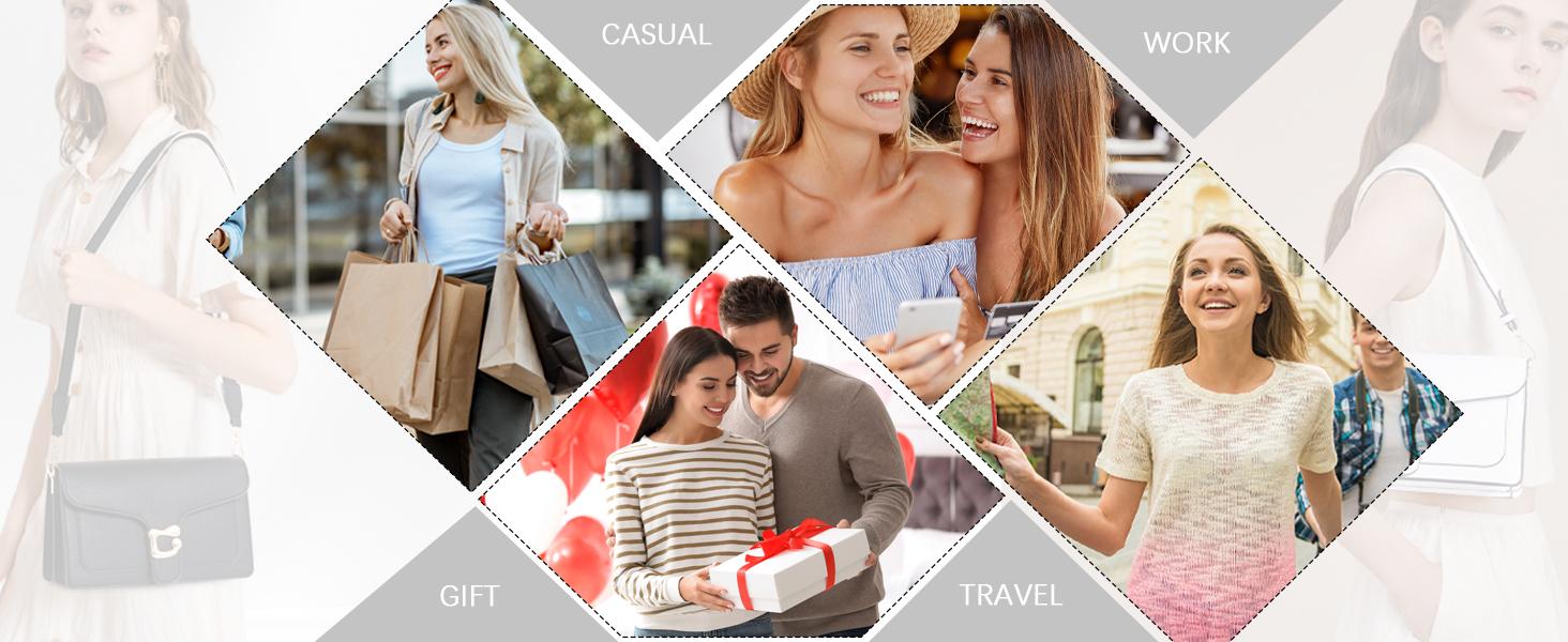 Travistar Women's Crossbody Bag - Lightweight, Large Capacity, Fashion Shoulder Bag for Daily Use