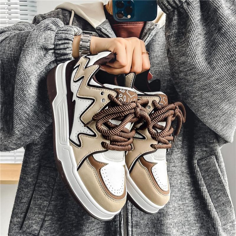 The trend of men's shoes young men's thick soles low top board shoes men's non-slip wear-resistant casual shoes Runner Chunky Sneaker china wholesale suppliers website shoes sneakers men