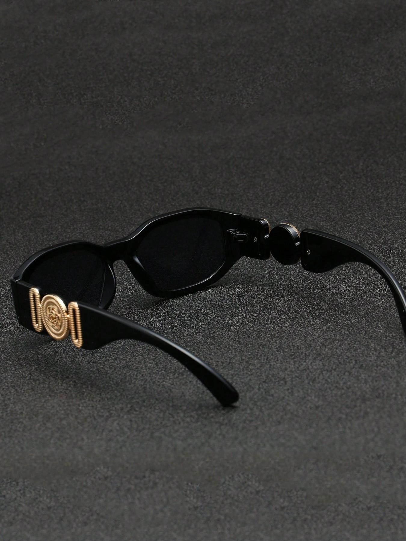 Women's Fashion Glasses with Animal Print, Sporty Style, Anti-Wind & Sand, PC Material, Accessories, All Seasons