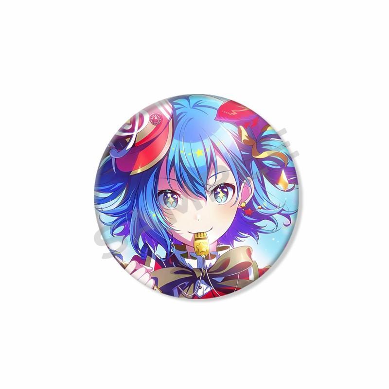 Kawaii Hatsune Button Pins Anime Cute Badges Handmade Round Brooches Lapel Pin Backpack Hat Accessories Miku Collectible Gifts
