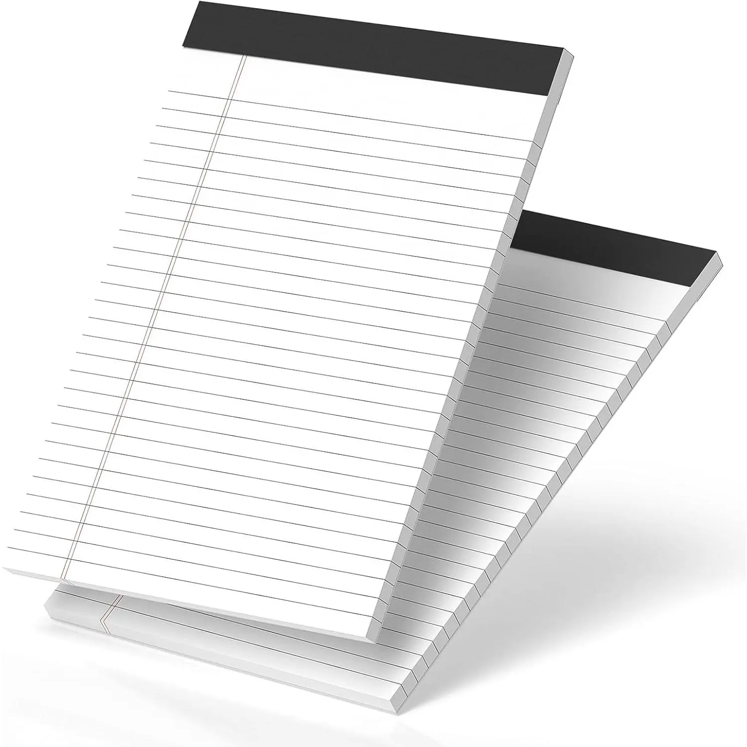 2 Pack Legal Pads 8.5 x 11 White Note Pads 8.5 x 11 Notepad  Perforated Writing Pads Lined Paper Pads Wide Ruled Pad of Paper 30 Sheets Notebook for To-Do Lists, School & Office Supplies