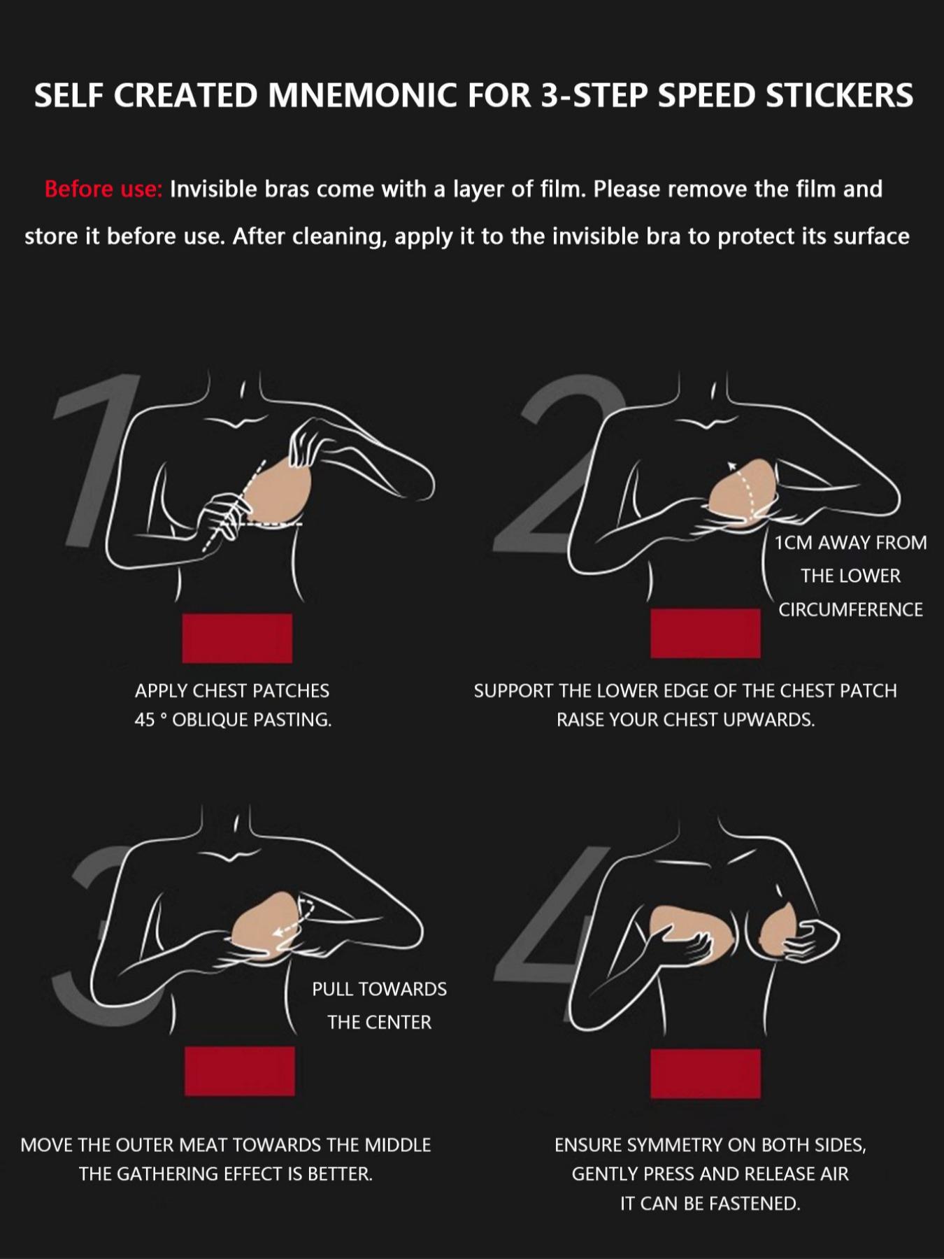 Triangular Bikini Silicone Inserts, Thick Transparent Push Up Bra Pads for Women, Enhances Volume and Comfort All Seasons, Underwear