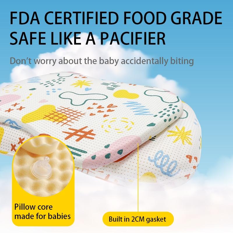 Height-Adjustable Silicone Pillow with Removable Core — Washable (Hand or Machine), Breathable, Dust Mite Resistant, and Antibacterial. Features a Soft, Skin-Friendly, Food-Grade Silicone Construction.