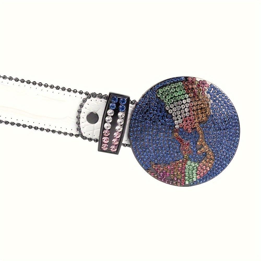 Punk Rhinestone Belt Universal belt for both men and women  display picture 3