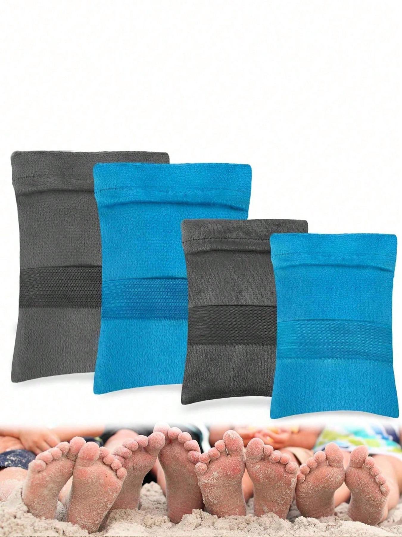 Summer Beach Essentials - Sandproof Beach Bag, Two Size Options, Camping Tools, Soft and Fine, Good Sand Removal, Reusable, Includes Beach Brush and De-Sander