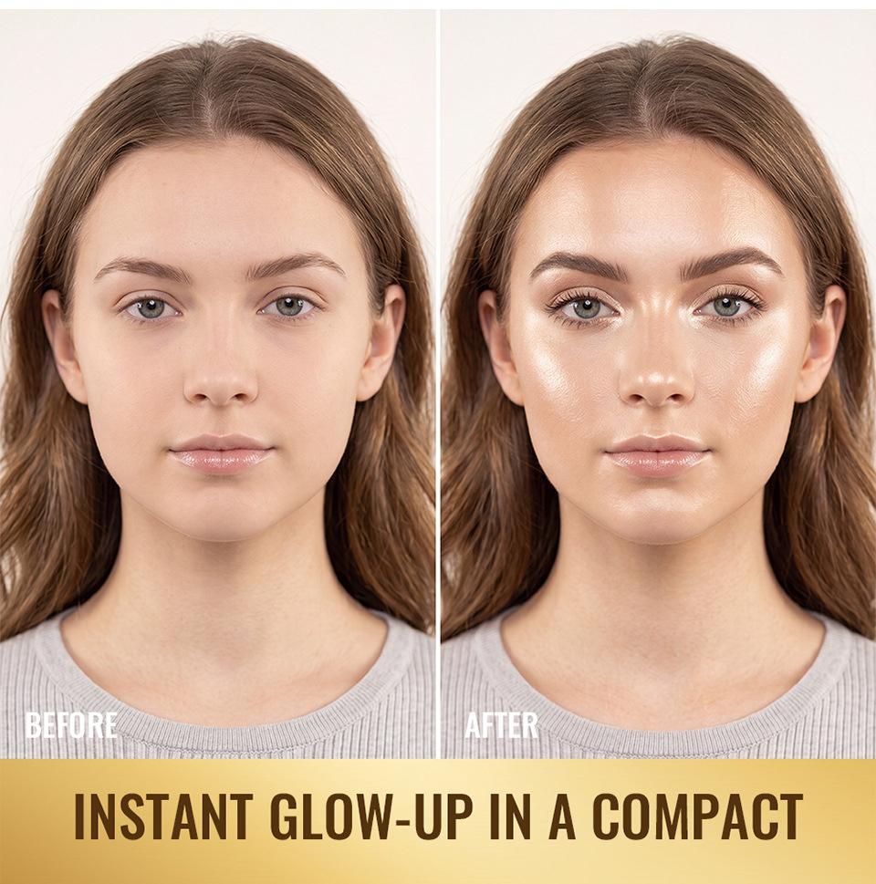Four-Color Eye & Cheek Multi-Use Palette, Highlighting and Contouring, Versatile Makeup Tool, Enhance Your Look Effortlessly