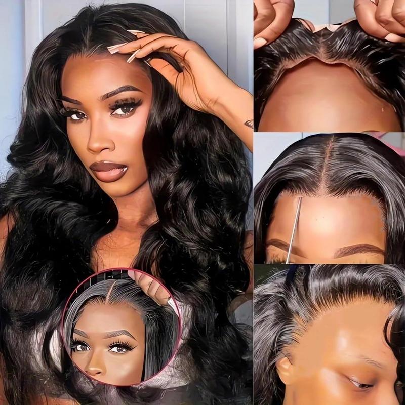 Ready To Go 13x4 Glueless Wig Human Hair Body Wave Wigs Pre Cut 6x4 Lace Closure Human Hair Wigs Pre Plucked Ready to Wear Human Hair Wigs For Women TikTokShopBlackFriday