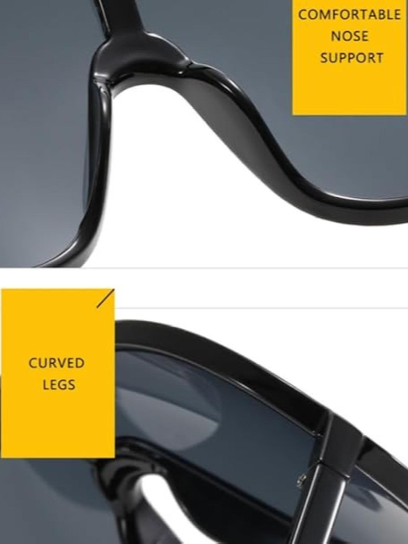 Unisex Street Trend Glasses, Trendy Y2k Glasses for Everyday Use, Fashion Accessories for Outdoor Activities