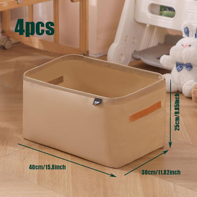Foldable Fabric Closet Organizer, 2/4/6/8 Pieces, Drawer-Style Storage Containers, Ideal for Seasonal Clothing Storage, Clothes Storage Box