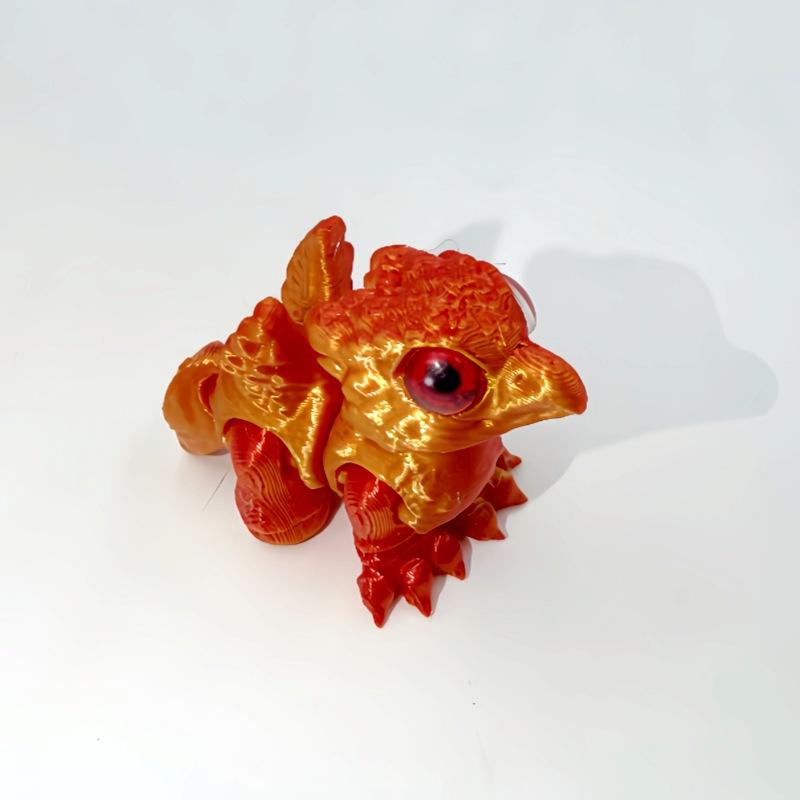 3D Printed Toy Griffin Wings Small Animal Jointed Simulation Fun Ornament Creative Handmade Model, Unique Collectible Decorative Piece