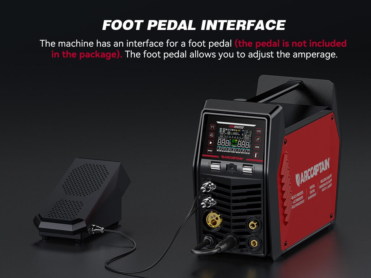 ARCCAPTAIN MIG205MP MIG Welder, All-in-One iControl APP Control Plasma Cutter/Pulsed MIG/Flux Core/Spool Gun/Pulsed HF TIG/Lift TIG/Clean/Stick Aluminum Welding Machine 120/240V Dual Voltage Multiprocess Welders Black Friday, Christmas Gifts for Men/Dad