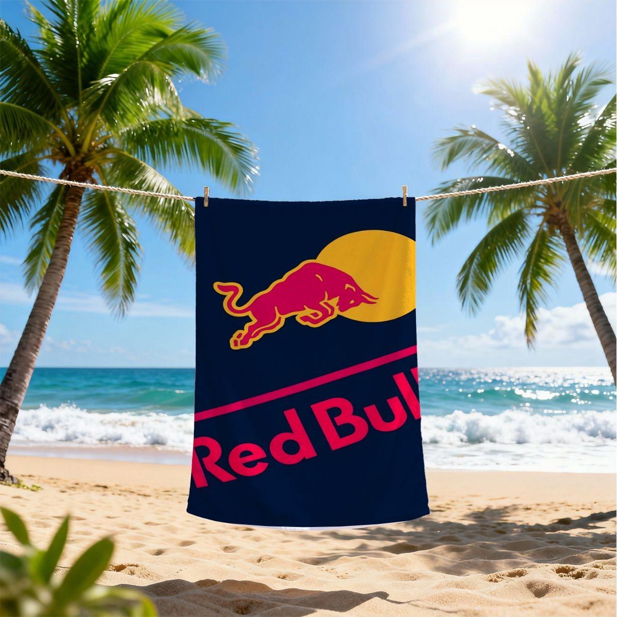 Bull Beach Towel, Quick-Dry Polyester, Sand-Resistant, Sun Protection, Large Bath Sheet, Lightweight, Surfing, Swimming, Yoga Essential