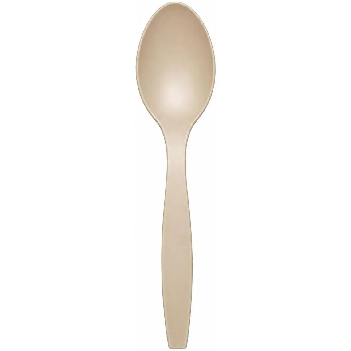 Compostable &  Disposable Spoon, 10 Count | Plastic-Free -Based  Fiber Cutlery |  | No  | No Microplastics | USDA BioPreferred Certified |  Taiwan