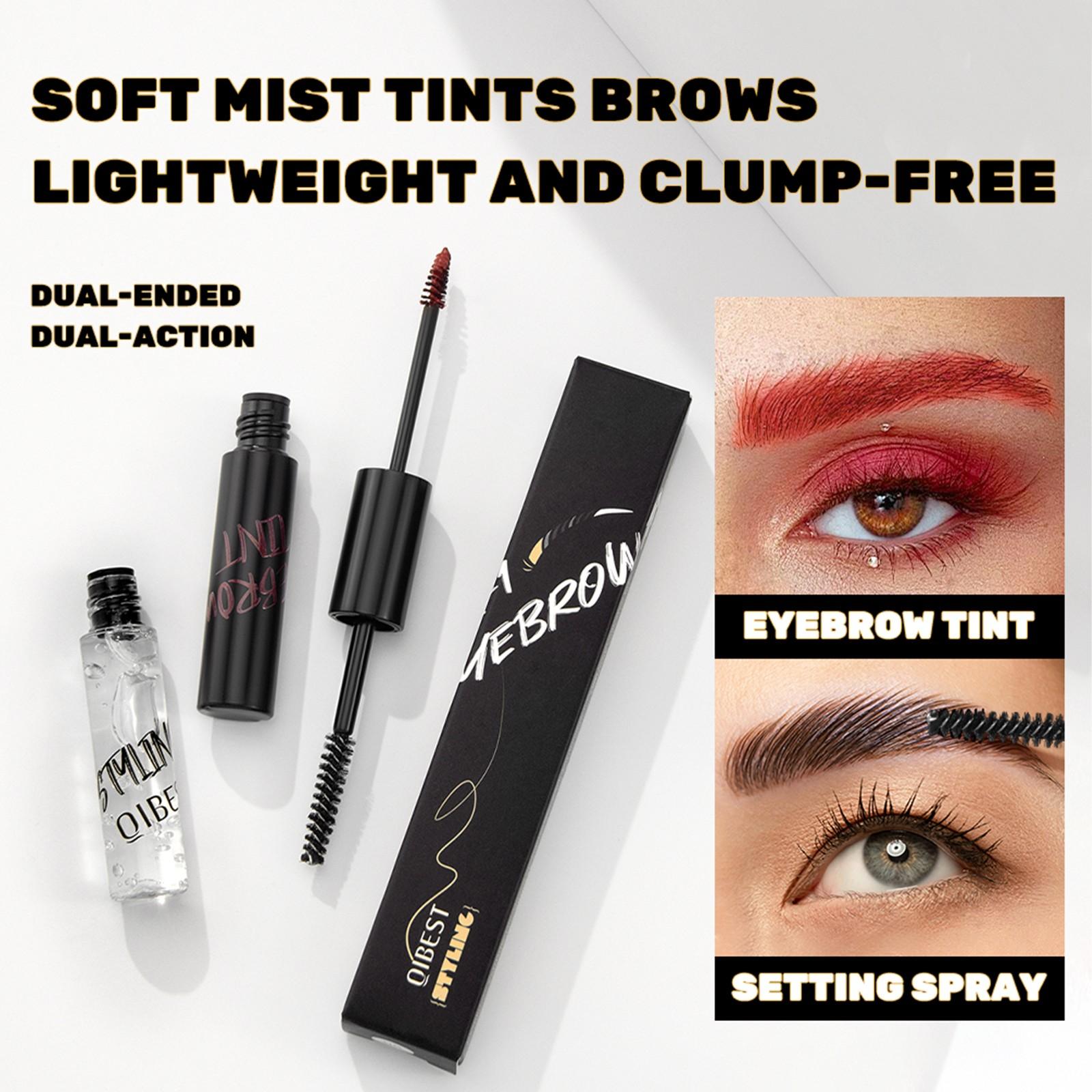 Long-Lasting Waterproof Sweatproof Mascara, Natural Volumizing Effect, Dual-Ended Balm Formula, Single Item Packaging