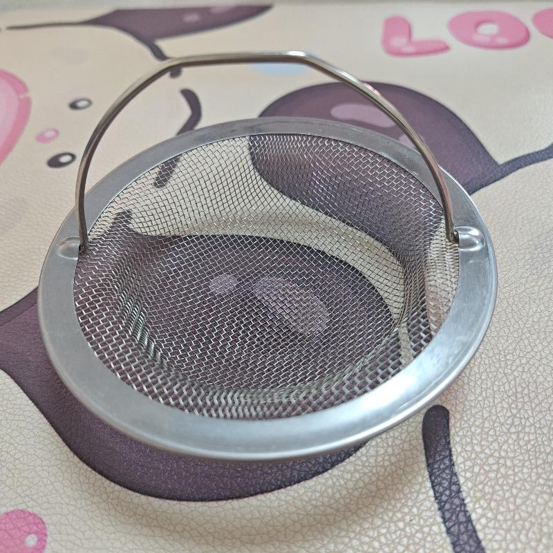 Kitchen Sink Filter Old-fashioned Sink Basket Filter, Shower Drain Hole Filter, Handle Metal Sink Filter, Kitchen Floor Drain