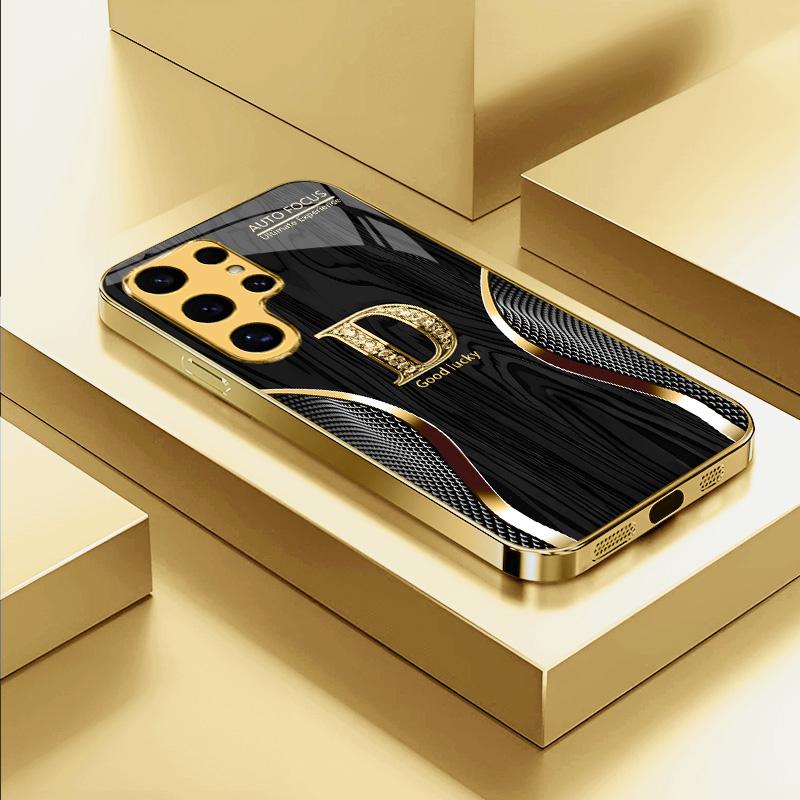 Suitable for [Galaxy S25 Ultra] high-end  phone case，Sophisticated and Minimalist Design—with all 26 letters available for you to choose from.YM99