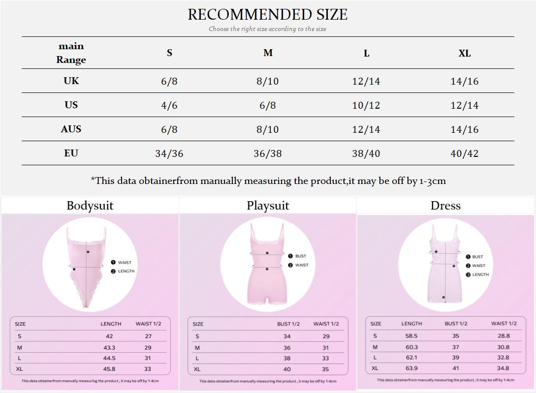 KatchMe Lace Series Women's Spaghetti Strap Lace Trim Breathable Bodysuit, Adjustable Strap Seamless Chic Nightdress, Minimalist Lightweight Playsuit