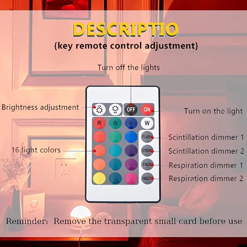 LED Aurora Projection Lamp, 3-In-1 Ambient Light, Atmosphere Light, 16 Dynamic Effects, Adjustable Remote Control, Perfect for Bedroom Party Home Decor