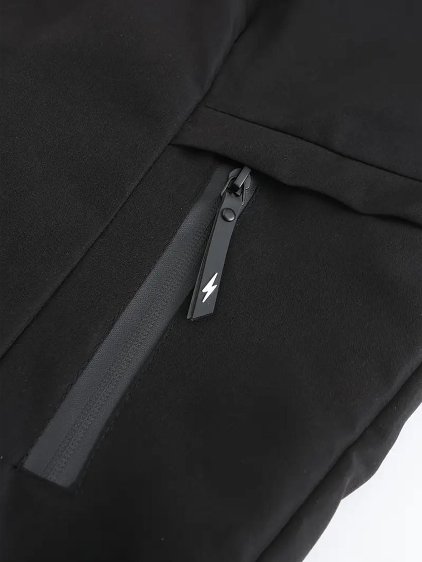 Women's Hooded Windbreaker Jacket Front Heart EKG Stethoscope Medical-Themed Print Stylish Minimalist Casual Windproof Water-Resistant Breathable Ideal for Young Ladies Daily Commute Leisure Outings in Spring Autumn Winter