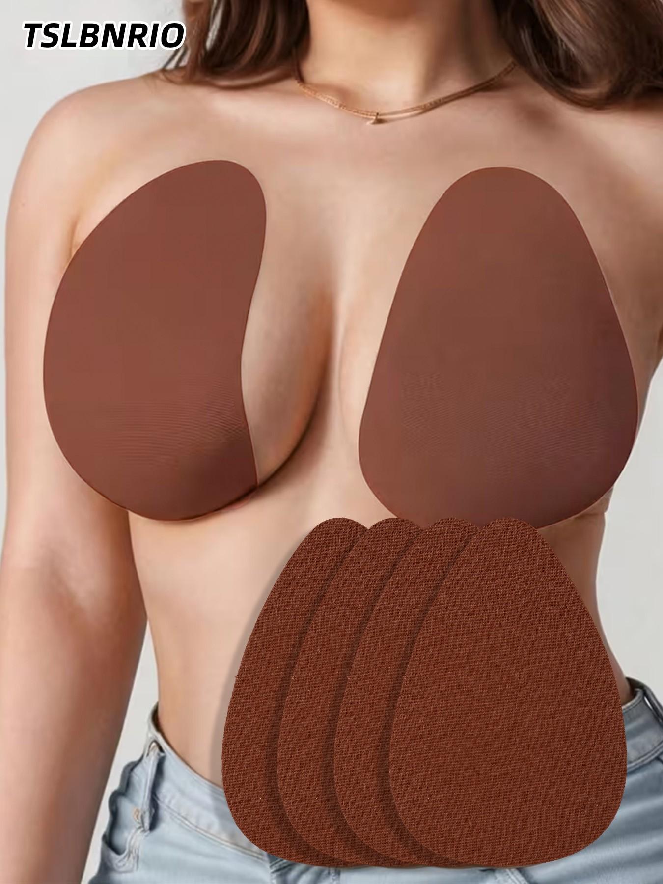 TSLBNRIO Invisible, Seamless Breast Lift Tape, Bra, Underwear, Disposable Adhesive Breast Petals, Anti-Sagging Nipple Covers, Breathable & Water-Wettable Breast Patches, Mild Adhesive, Tight Fit, Ideal for Strapless Backless Dresses - TikTok Shop TSLBNRIO Invisible, Seamless Breast Lift Tape, Bra, Underwear, Disposable Adhesive Breast Petals, Anti-Sagging Nipple Covers, Breathable & Water-Wettable Breast Patches, Mild Adhesive, Tight Fit, Ideal for Strapless Backless Dresses - TikTok Shop