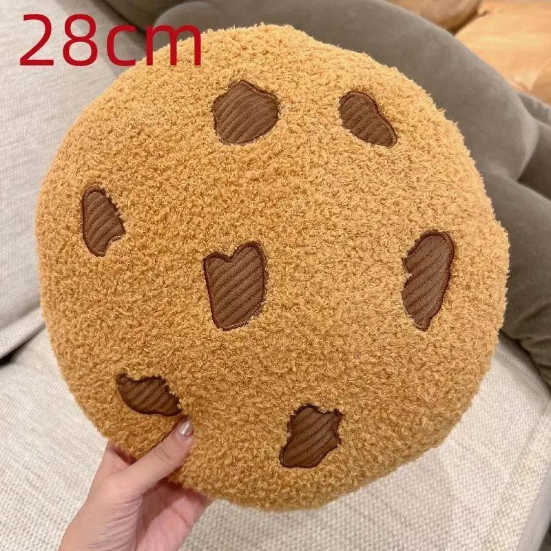 Cartoon Cookies Plush Seat Cushion Soft Food Pilllows Stuffed Doll Toys for Kids Children Girl Birthday Room Decor New Year Gift