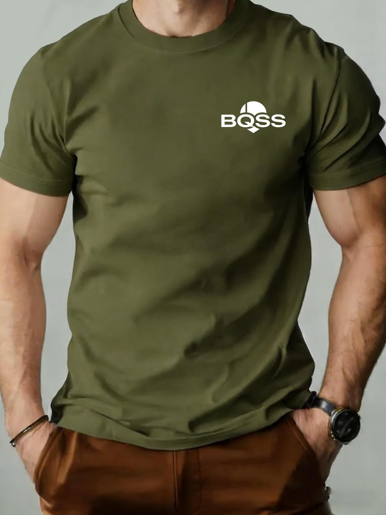 Men's Casual Long Sleeve Slim Fit T-Shirt, Geometric Pattern, Business & Gym Wear, Street Style, Daily Commute, Versatile Top