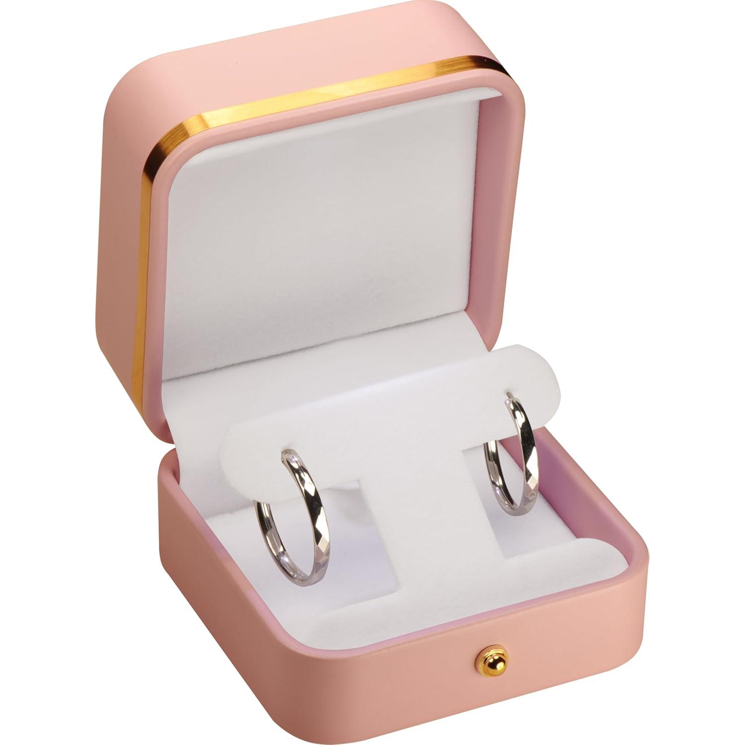 Earring   Box PU Leather for Dangle Hoops Studs | T style necklace pendant holder travel portable storage organizer dangling giftgiving earrings set stud leverback