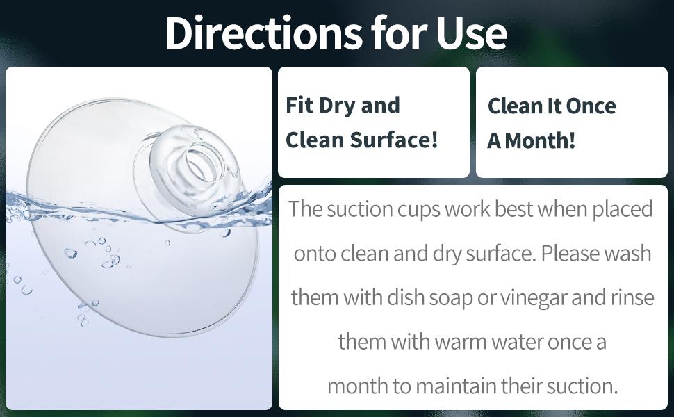Household daily necessities Pawfly 10 Pack Suction Cups 1.8 Inch, Small Rubber Suction Cups for Home Kitchen Bathroom Organization Christmas Decoration Window
