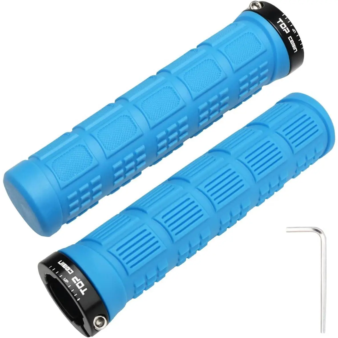 Rubber Grips Blue 1 Pair