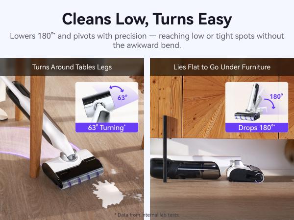 Narwal Handheld Cordless Vacuum Mop - 20000Pa Suction Wet Dry Vacuum, 176°F Self-Cleaning, Heated Drying, Disposable Waste Bag, Tangle-Free, Portable, for Hard Floors & Edge Cleaning, Easy to Use, Vacuums