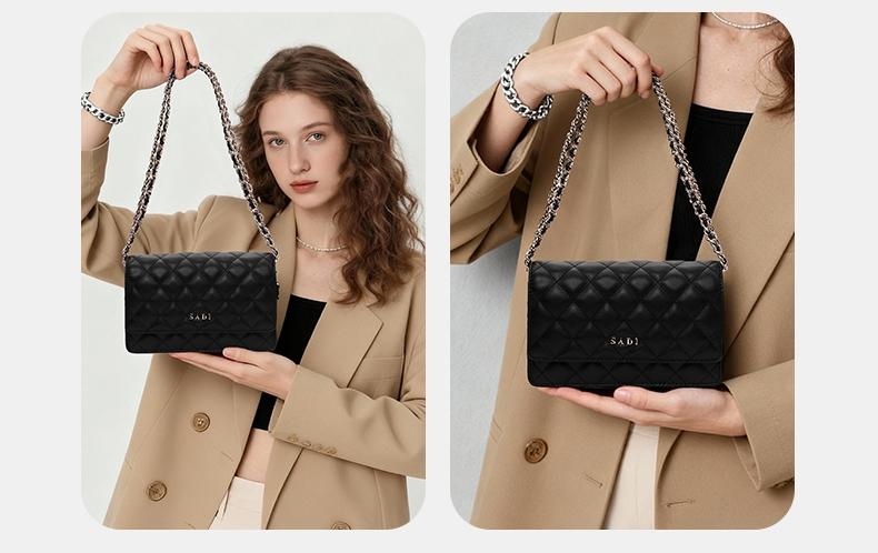 Women's Classic Versatile Plaid Casual New Shoulder Crossbody Bag Sdx21238, Stylish Single Strap Handbag for Daily Use