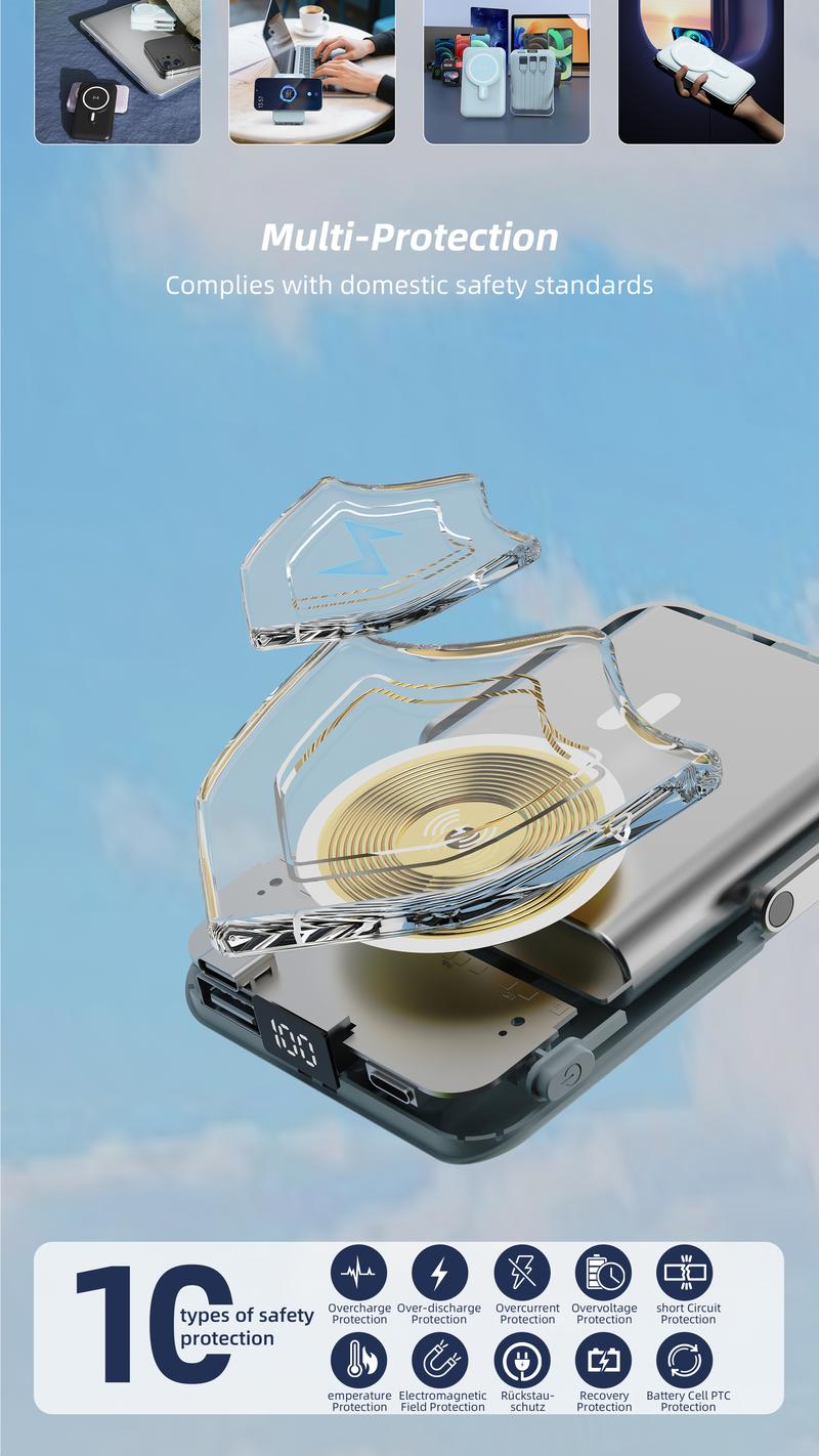 Spring Sale Magnetic Wireless Portable Charger, Foldable 5000mAh Battery Pack with USB-C Cable for iPhone 16/15/14/13/Pro/Mini/ProMax, Fast Charging Source. Easter Gift 2025 Spring Sale Magnetic Wireless Portable Charger, Foldable 5000mAh Battery Pack with USB-C Cable for iPhone 16/15/14/13/Pro/Mini/ProMax, Fast Charging Source. Easter Gift 2025