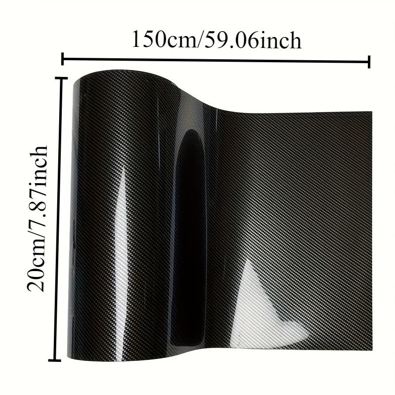 1PC 7.87x59.06-inch Vinyl 6D Carbon Fiber Car Sticker Is Waterproof and Easy To Apply Without Leaving A Trace Suitable for Car Hoods Jeep Trucks SUV Motorcycles Self-adhesive Protective Film for Car Beauty Enthusiasts Car Decals