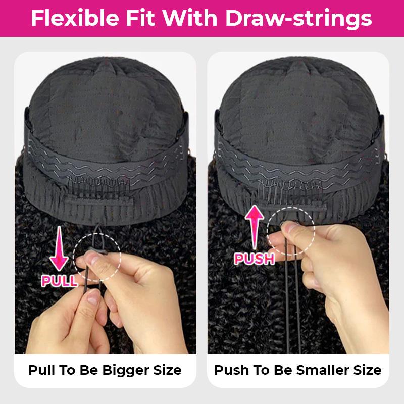 [WEAR GO HALF WIG] ISEE HAIR Arenee.mua 250% Density Invisible Hairline Wear Go Kinky Curly Half Wig Glueless Human Hair Wigs Seamless Flip Over Wig Updo Down Style Hairpiece #Category Spotlight