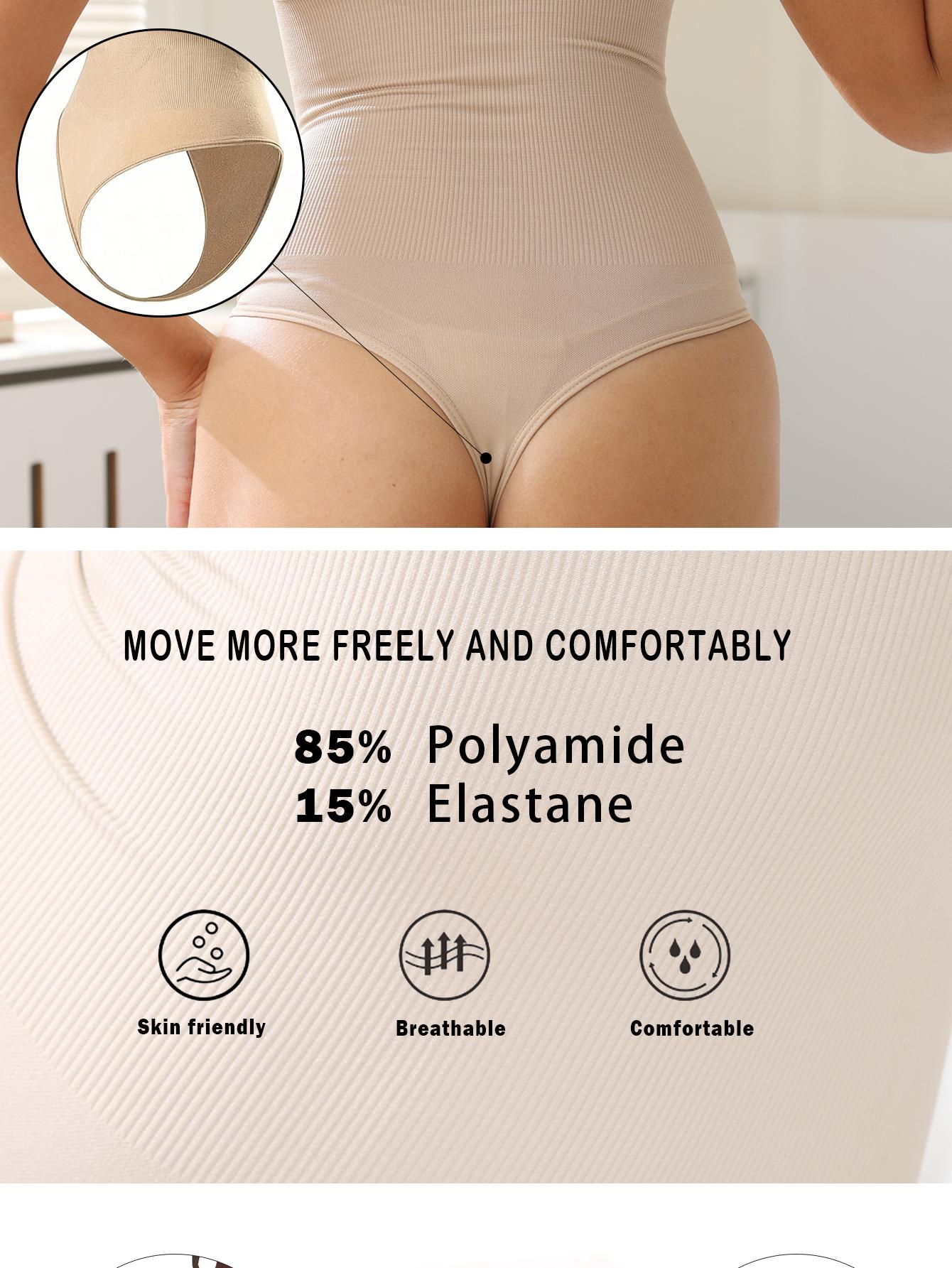 5 piece set Women's solid color sexy one-piece shapewear, high elasticity, no bra pads, adjustable straps, thong crotch with hook, suitable for daily wear, casual, yoga, and sports. Sexy versatile camisole, women's shapewear bodysuit.