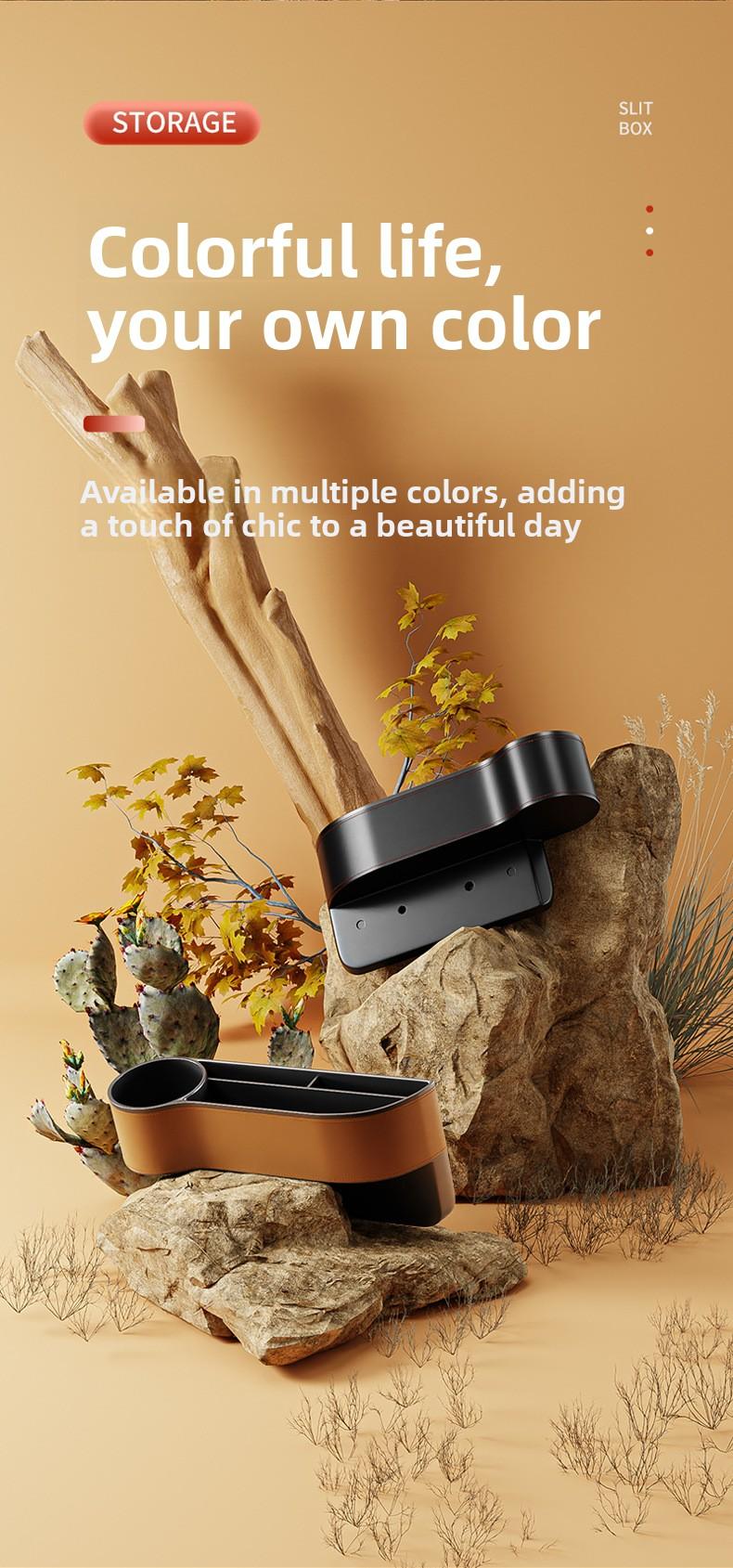 Car Seat Side Storage Box Car Interior Organizer Bag Car Gap Filler for Phone Keys Wallet Car Accessories Auto Interior Decoration Black Tech Car Gadget Car Seat Pocket Organizer for Car Storage Solut