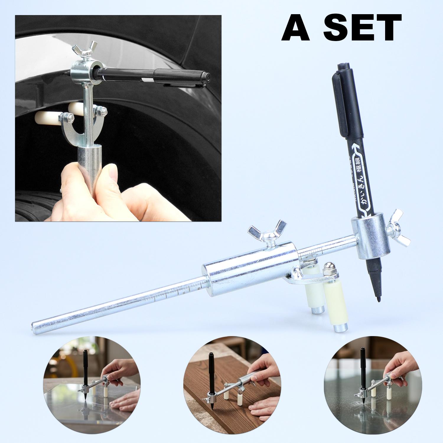 Adjustable Wheel Arch Marking Tool, Professional Body Repair Parallel Line Marker, Portable Wheel Arch Chalk Tool, Car Panel Dent Repair Line Tool, Automotive Wheel Eyebrow Parallel Scriber, Car Repair Tools Adjustable Wheel Arch Marking Tool, Professional Body Repair Parallel Line Marker, Portable Wheel Arch Chalk Tool, Car Panel Dent Repair Line Tool, Automotive Wheel Eyebrow Parallel Scriber, Car Repair Tools