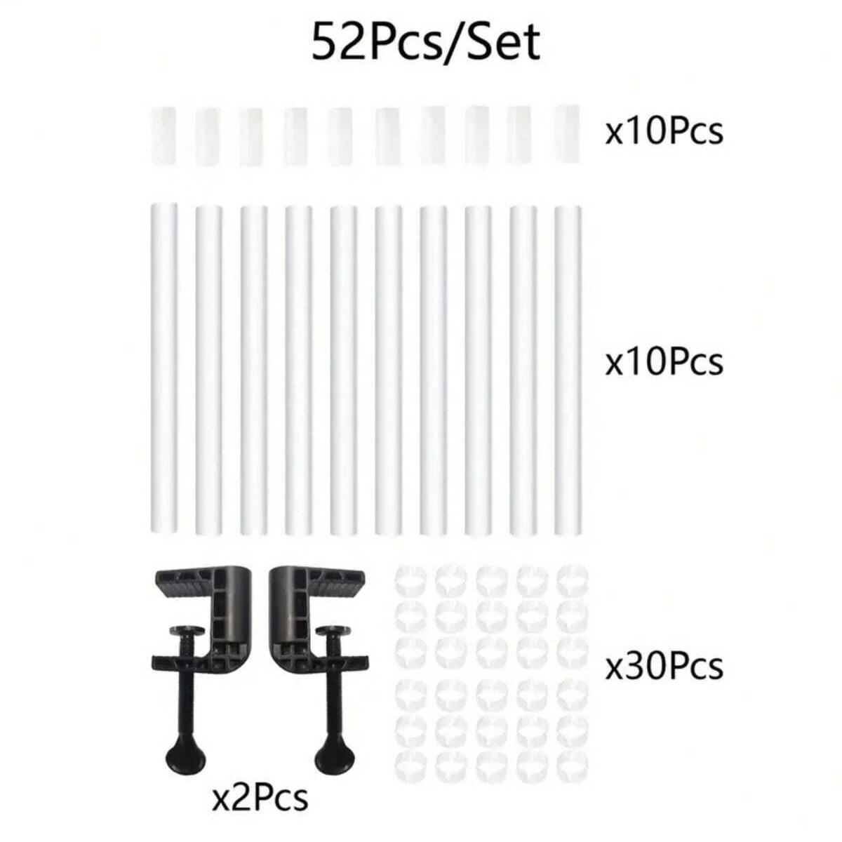 Adjustable Metal Balloon Arch Stand, Table Rod Stand with Clamps, Decorated Arch for Parties, Reusable Balloon Arch Kit