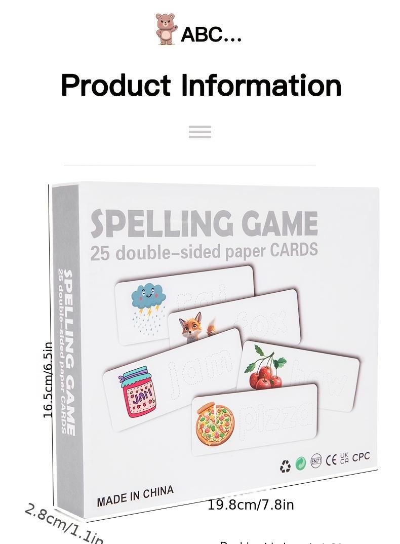 Educational toy gifts, Preschool alphabet tool, children's word recognition, spelling, matching letter learning game activities, viewing learning toys, wooden teaching toys, Halloween, Christmas gifts