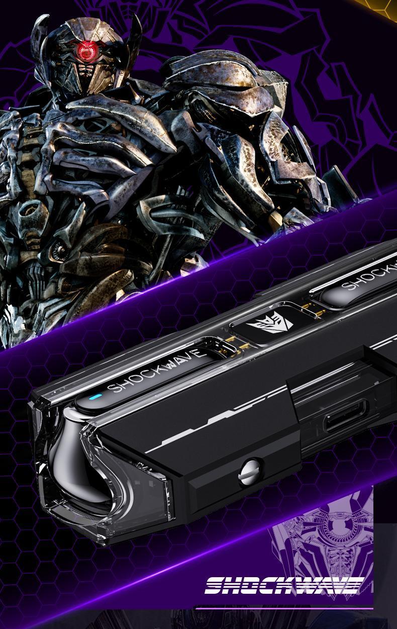 Transformers T01 Bluetooth Headset In-Ear Design Low Latency Headset TWS Wireless HIFI Stereo Headset With Microphone