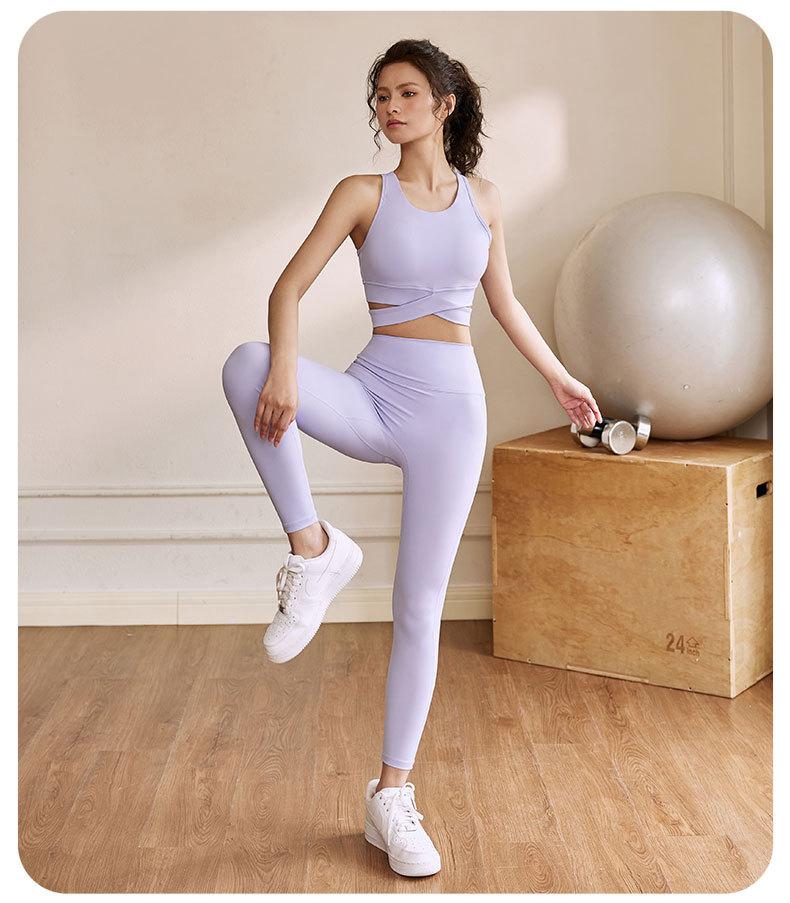 Women's sports bra 2026 summer new high-intensity yoga wear outdoor sports Pilates tank top