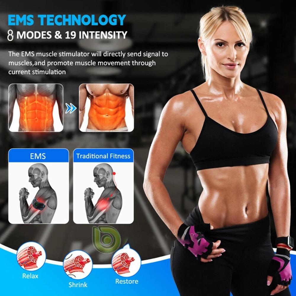 Abs Stimulator Abdominal Machine, Abdominal Trainer for Home Office, Men and Women, Arm and Leg Exercise Equipment, Hzh-001 Model