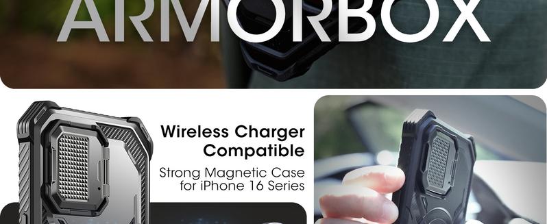 i-Blason Phone cases for iPhone 16 Pro Max / 16 pro / Plus MagSafe,Camera Control Button Cover,Camera Cover Stand,Military Protection,Full-Body Magnetic Phone Case with screen protector Smartphone Cellphone