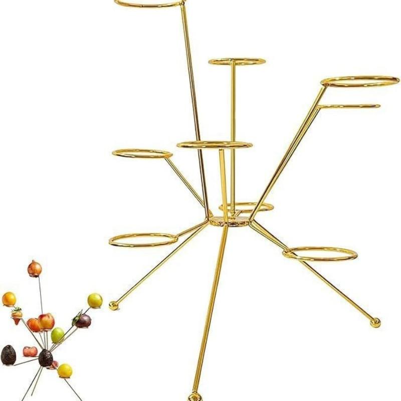 New Trendy Exploding Fruit Bowl, Simple Metal Fruit Dish Decorative Ornament, 1pc Best-Selling Home Decoration Accessory