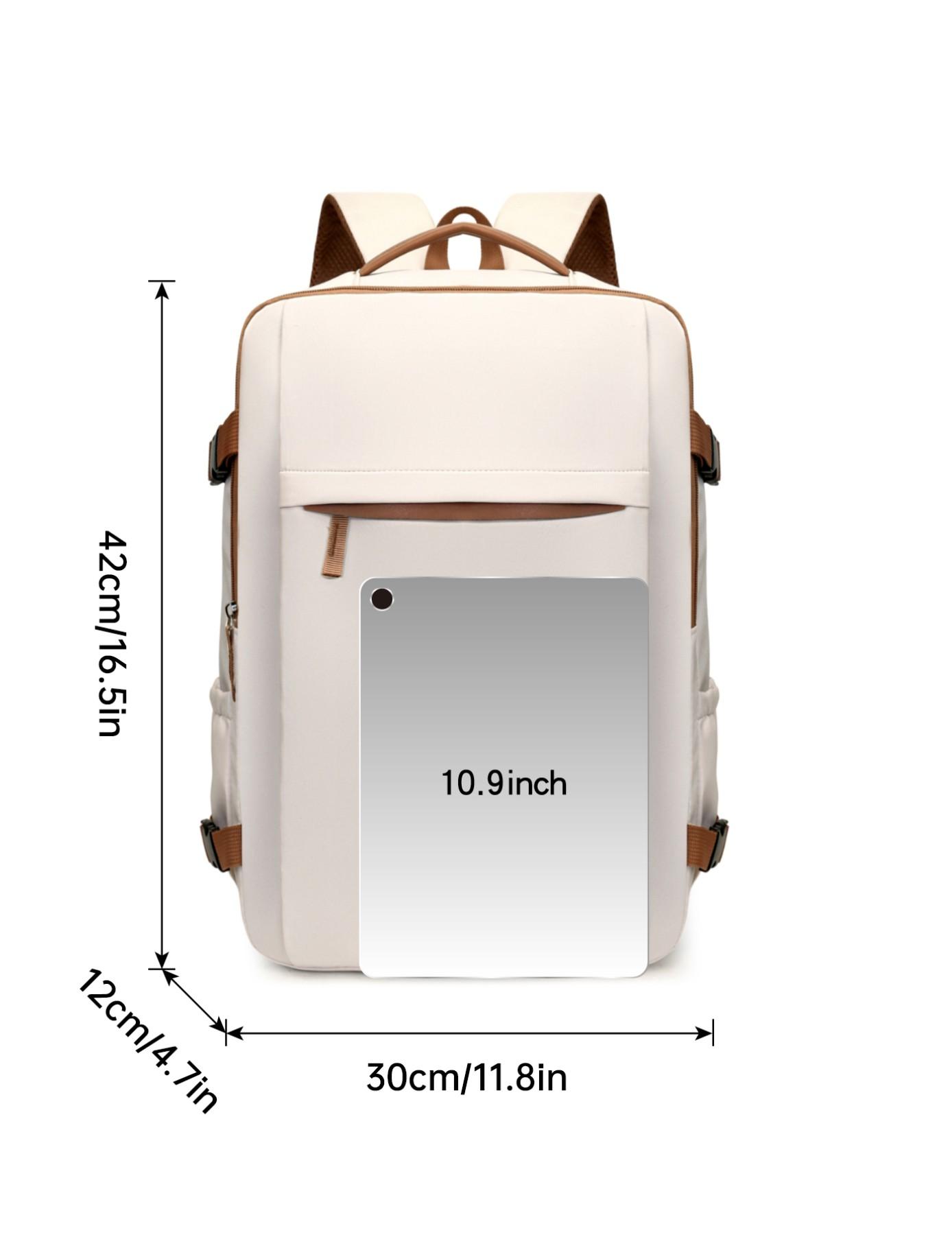 Large capacity, lightweight, Organized backpack, Casual travel backpack, multi-compartment and multi-pocket design, suitable for airline cabin bags, multi-functional travel backpack carried by hand or back, must-have for men and women for lug