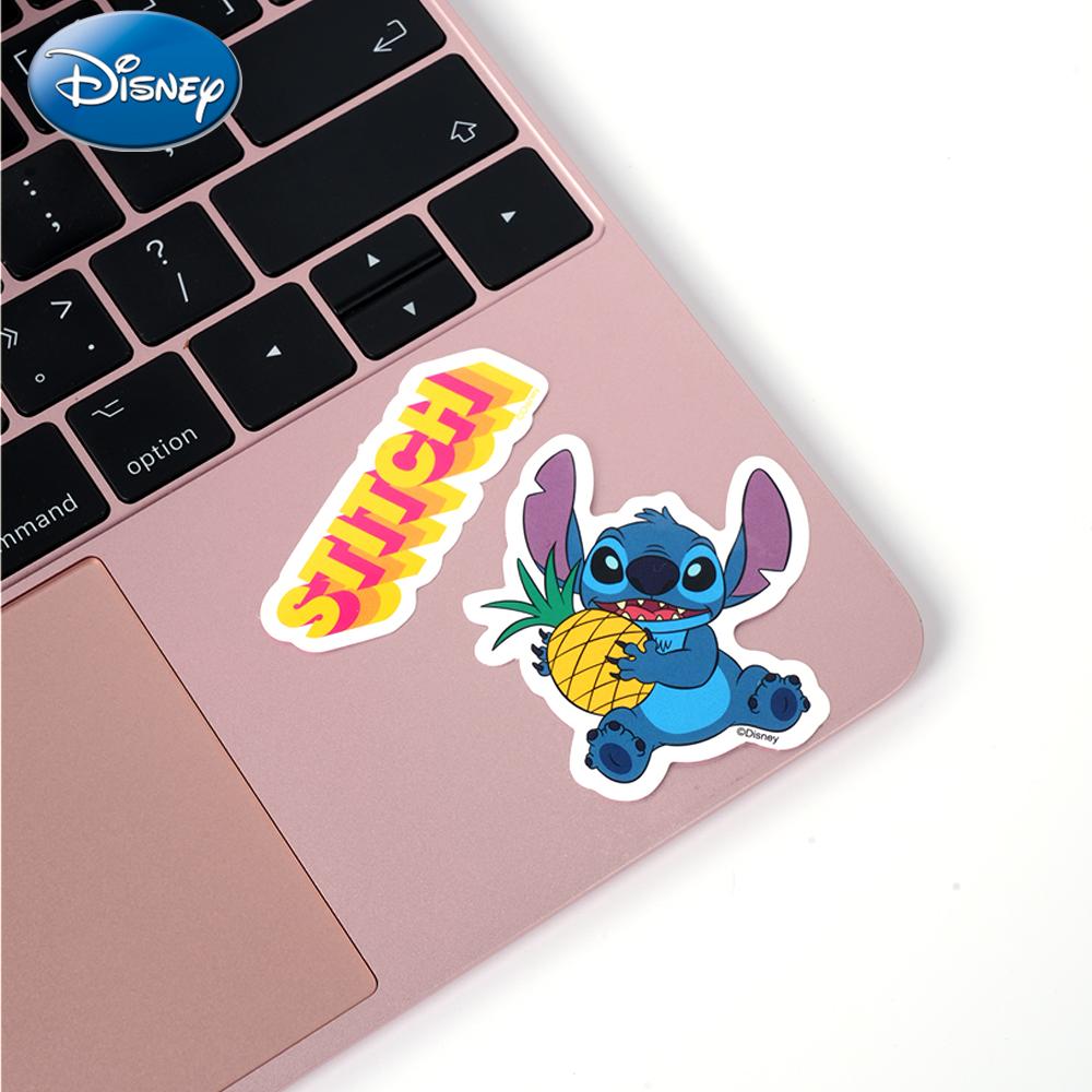 100pcs Disney Officially Licensed Stitch Sticker Cartoon Character Decoration Laptop Cup Helmet Picture Frame Skateboard Computer Waterproof CUTE Sticker Christmas Birthday Party Favors  Diy Decorative Supply