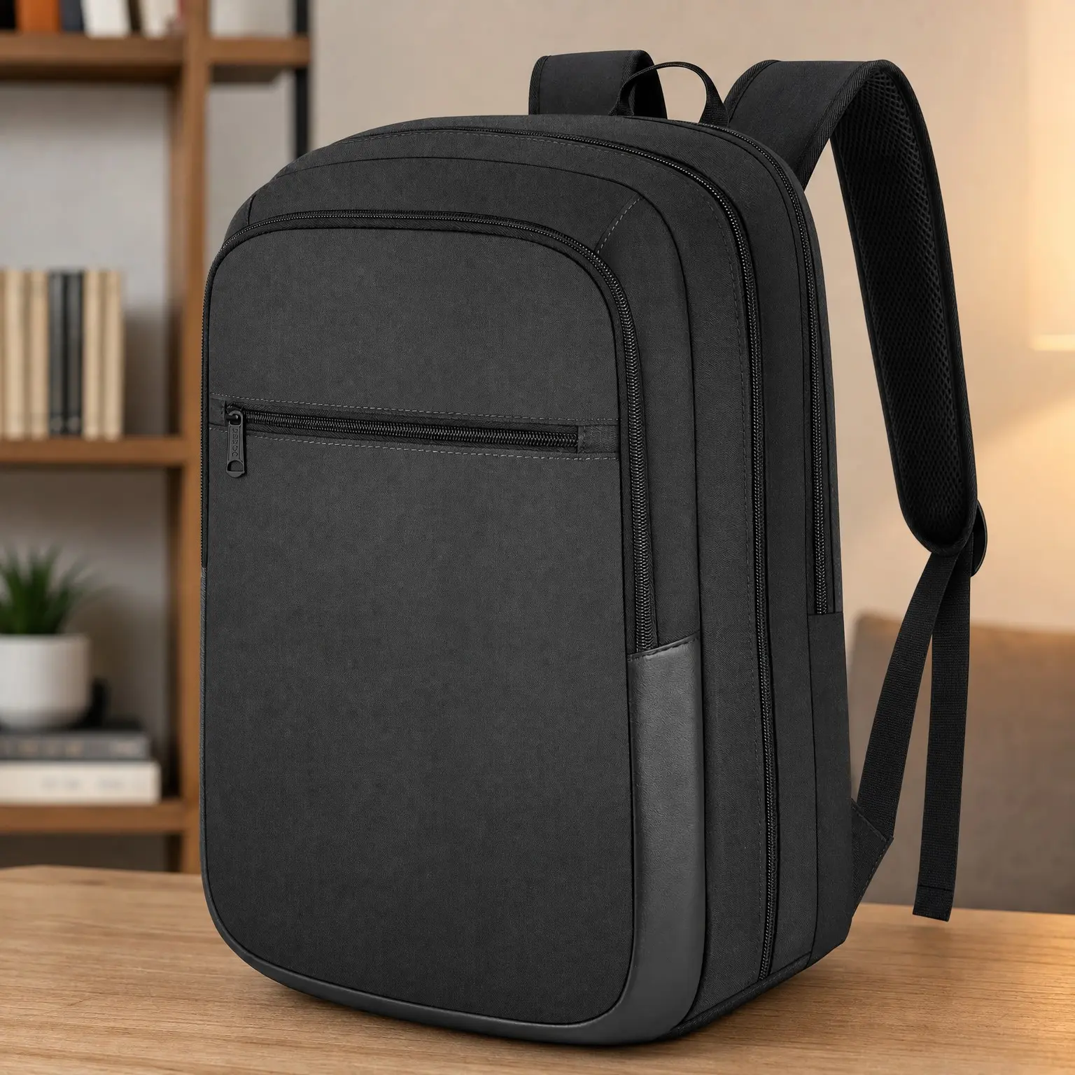 Smell Proof Backpack with Combination Lock, 8-Layer Odor-Proof Stash Bag, Water-Resistant Multi-Pocket Travel Backpack Fits 15.6" Laptop, Medicine, Gifts for Men