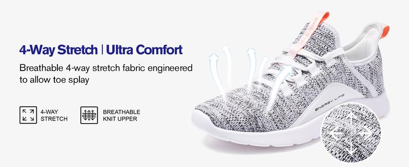 ALEADER Women's Fashion Running Shoes Energycloud Lightweight and Comfortable Walking Shoes Classic and Versatile Casual Sports Shoes